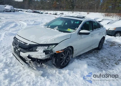 2020 Honda Civic Ex из США, поврежденный, VIN 19XFC1F37LE219817